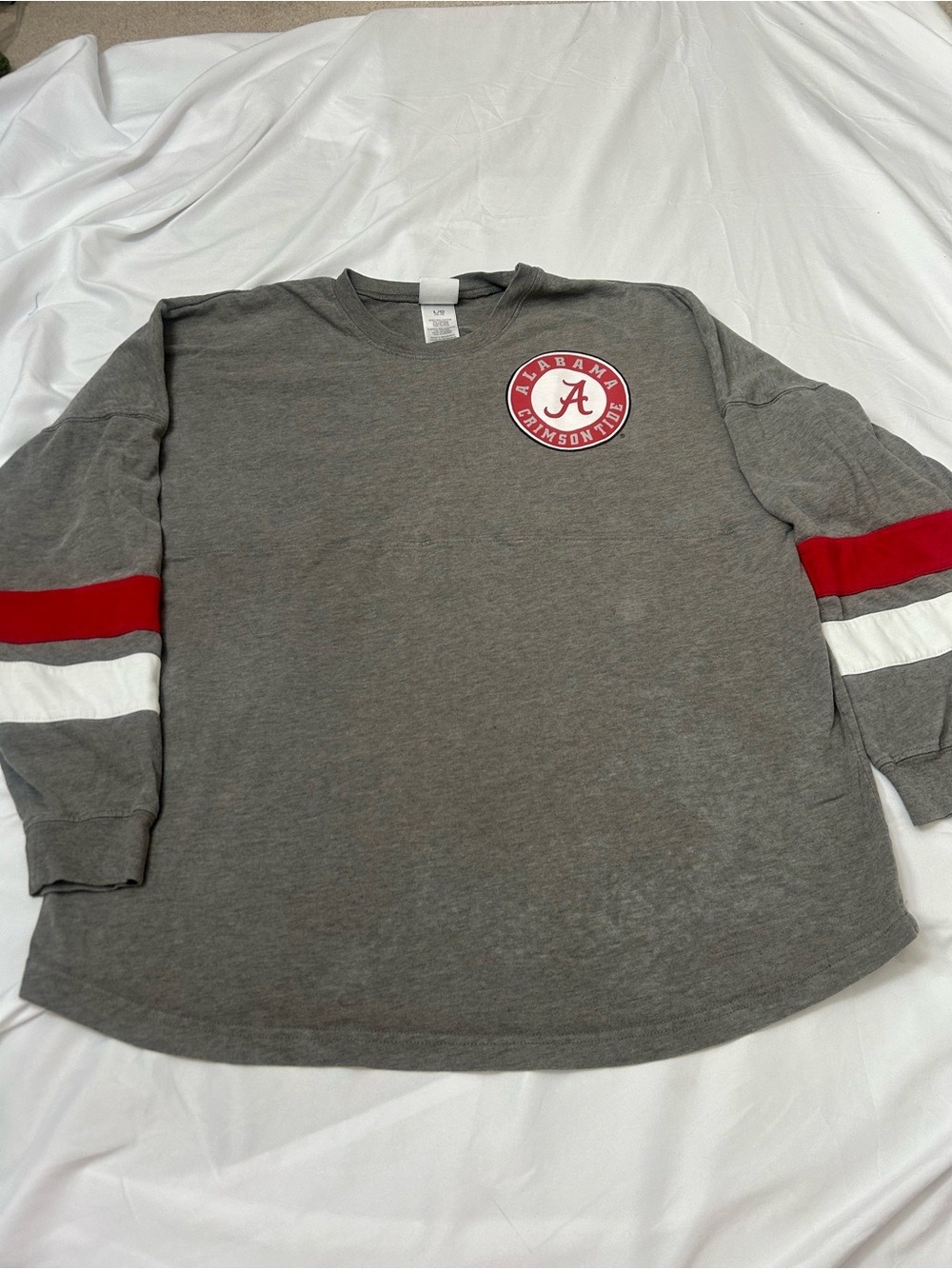 Knights Apparel Alabama Crimson Tide L Long Sleeve  Women’s Collegiate Oversized - Picture 3 of 14